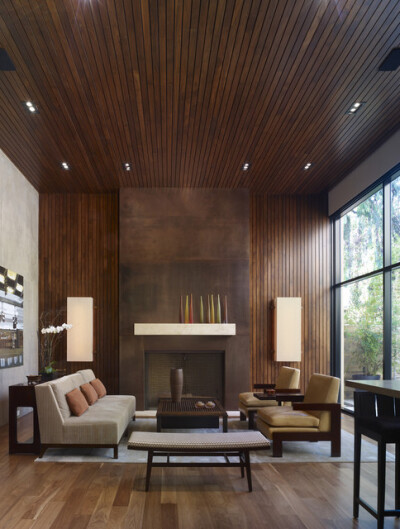 William Hefner Architecture Interiors &amp; Landscape modern living room