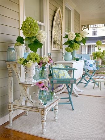 A lovely cottage porch feel