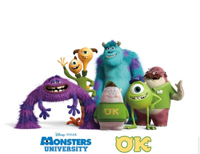 Monsters University Fraternity Poster: OK!