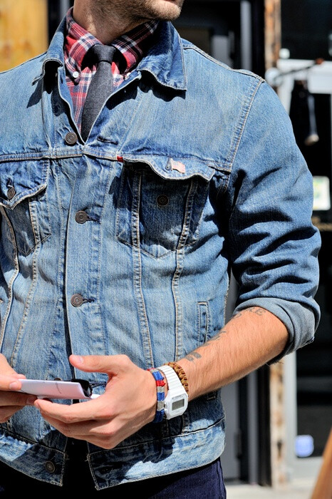 Ties and denim