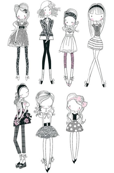 crazy, design, hair, style, dolls