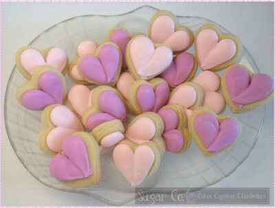 Mini Heart Sugar Cookies,8 dozen