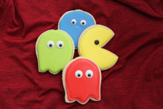 Pacman Sugar Cookies