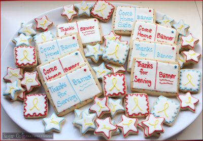 Postcard/Stamp Sugar Cookies