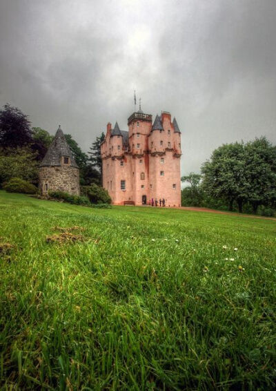 Craigivar pink castle, Scotland