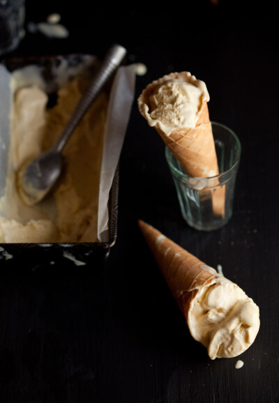 a classic vanilla bean ice cream