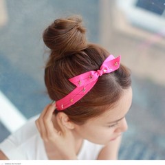 (预定)丸子家♥韩国代购Richbon♥星星多用途发带发圈发绳