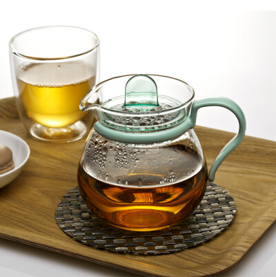 日本iwaki怡万家进口玻璃茶壶茶具耐热玻璃壶可过滤微波炉加热