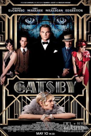 了不起的盖茨比The Great Gatsby(2013)海报 #01   So we beat on, boats against the current, borne back ceaselessly into the past. ——遥不可及的梦。