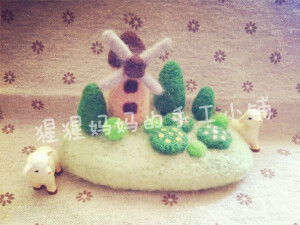 羊毛毡戳戳乐【快乐农场】——猩猩妈妈的手工小铺