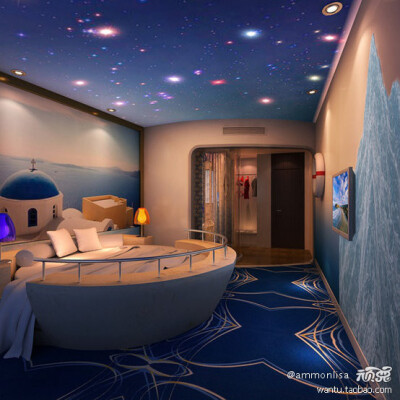 温暖 卧室 儿童房 地中海图片来自在云上想_你在惬意、烂漫的分享