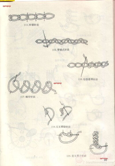 刺绣的基本针法