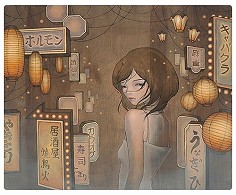 奥黛丽川崎（Audrey Kawasaki）的插画作品…