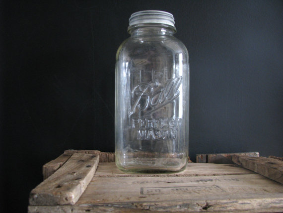 ball mason jar - classic vintage farmhouse style kitchenwares or home decor