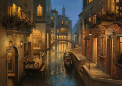 来自俄罗斯画家Evgeny Lushpin的油画作品，张张精美，乍一看还以为是摄影作品！他的作品被众多博物馆和私人藏家收藏