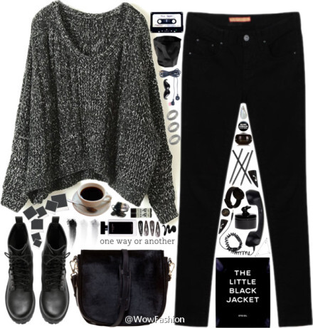 △Sweater: http://t.cn/zQDo2Ne ▲Jeans: http://t.cn/zQDo2Ng △Boots: H&amp;M http://t.cn/zQDo2ND ▲Bag: Nomadic http://t.cn/zQDo2Nk