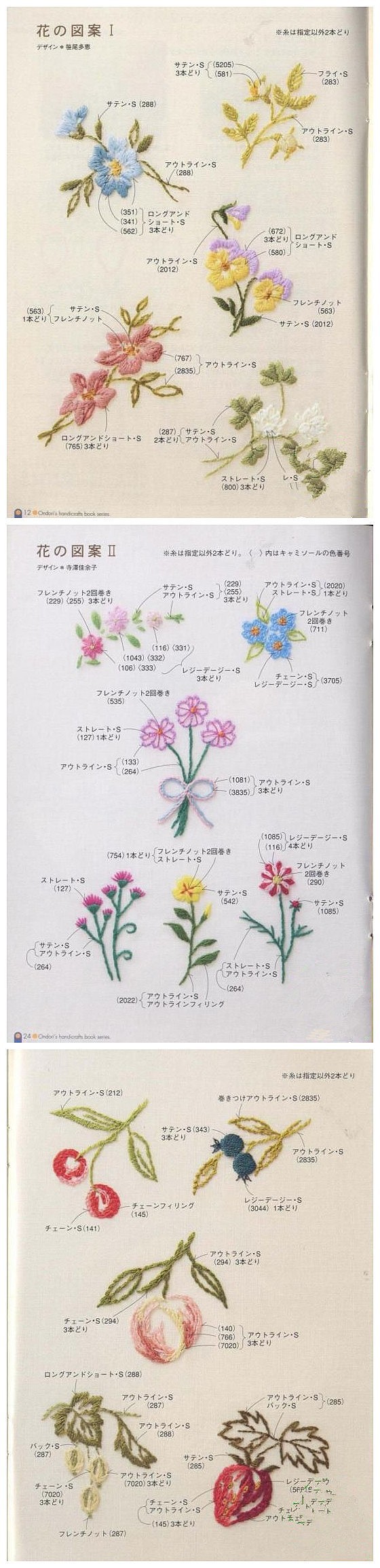 花朵刺绣