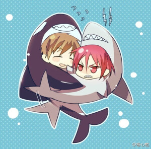 #Free!##真凛# 吃 ( ˘•ω•˘ ) #pixiv#http://t.cn/zQuYLMe