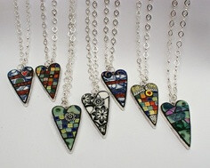 mosaic heart jewelry