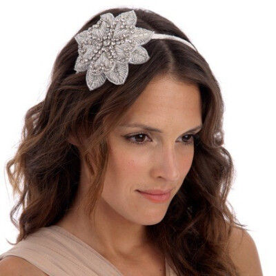 欧式新娘伴娘水钻太阳花发饰