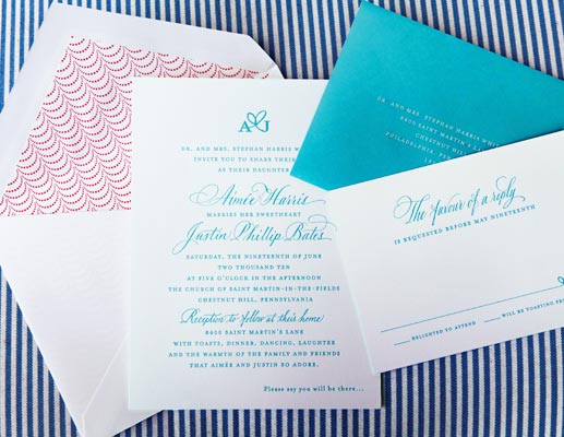 Preppy Wedding Stationery Ideas