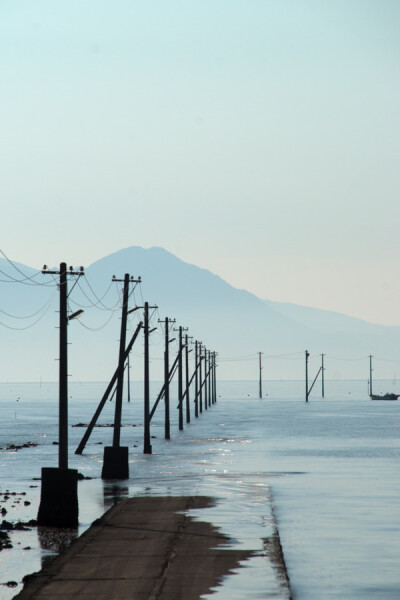 住吉海岸公园近くの风景です