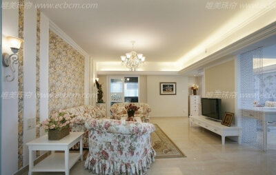 珠帘在高档住宅里的各种装饰效果图 图8