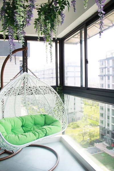 如果阳台上放得下的话……