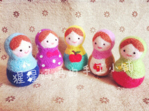 五彩缤纷的俄罗斯套娃，越看越可爱，天天好心情【猩猩妈妈的手工小铺】