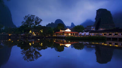 桂林阳朔夜色 YangShuoGuilin