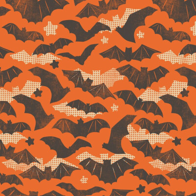 designer - maude asbury Trick or Treat! This fabric collection is sure to delight! A Spooktacular combination of jack-o-lanterns, cats and bats with traditional colors of Halloween are perfect for …