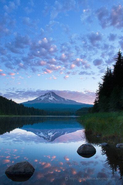 美国 俄勒冈 Trillium Sunrise