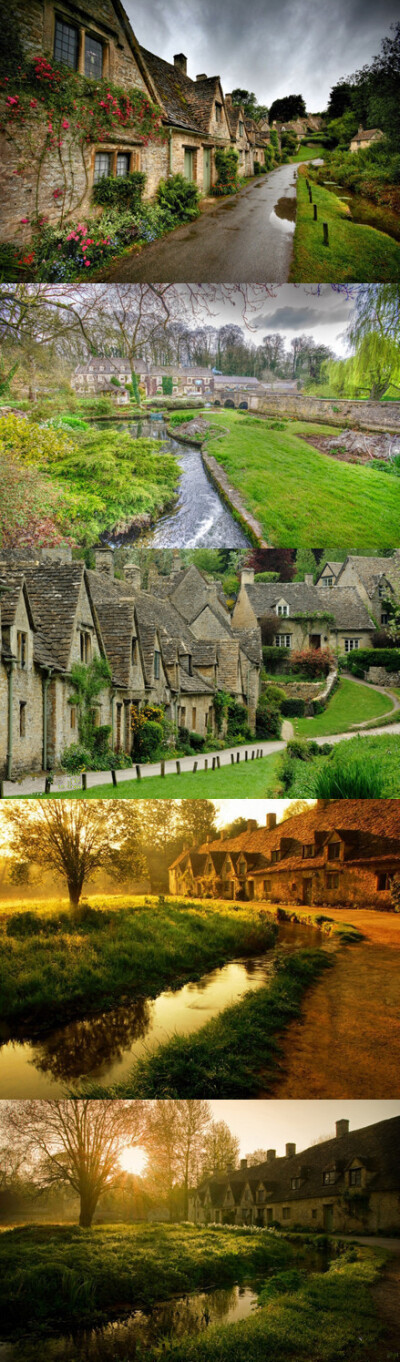 [英国 Bibury] 古色古香的小镇乡村，仿佛回到了那一片向往已久的纯净之地。