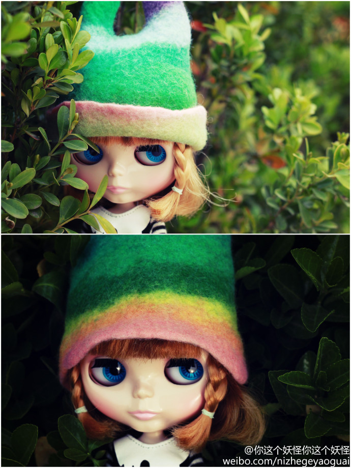 #妖怪的羊毛毡#羊毛毡 湿毡 blythe 娃 帽子