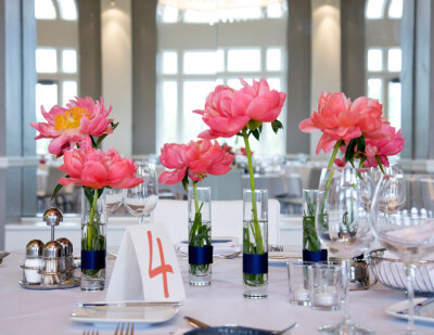 peony, centerpiece, reception decor, flowers