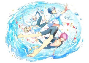 #Free!##pixiv#【SPLASH！】 ＜by イノオカ ID:1704054 id=38015811 ＞http://t.cn/z8PFyMy