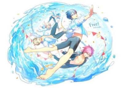 #Free!##pixiv#【SPLASH！】 ＜by イノオカ ID:1704054 id=38015811 ＞http://t.cn/z8PFyMy