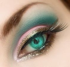 Gold glitter eyeliner【A.Q】