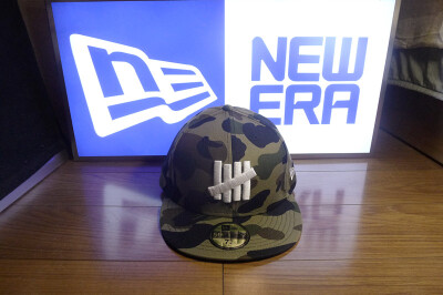 A BATHING APE BAPE Undefeated 迷彩 CAP NEW ERA NE 棒球帽