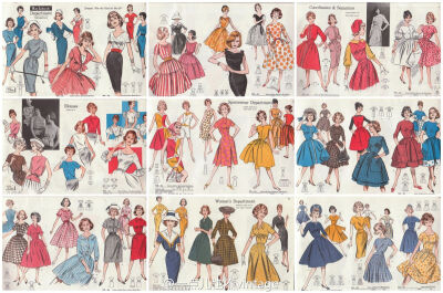 1961 Butterick Home patterns