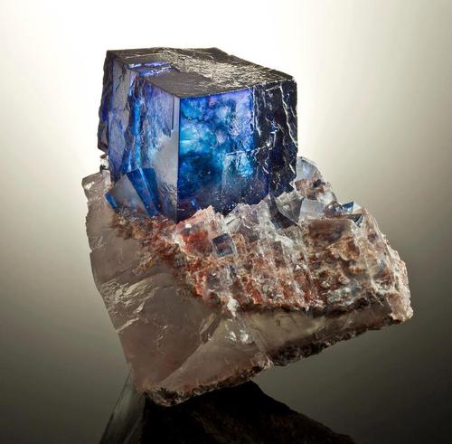 Blue Halite crystal