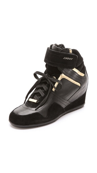 DKNY Cornelia Wedge High Top Sneakers