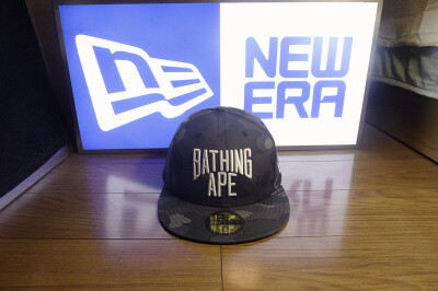 BAPE A BATHING APE 迷彩 CAP NEW ERA NEWERA 棒球帽