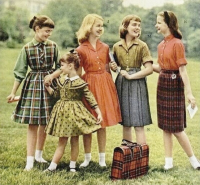 back-to-school dresses from 1960