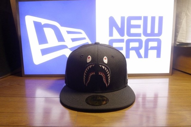 A BATHING APE BAPE 鲨鱼 CAP NEW ERA 棒球帽