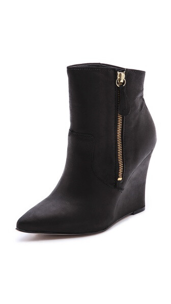 Steven Meter Wedge Booties