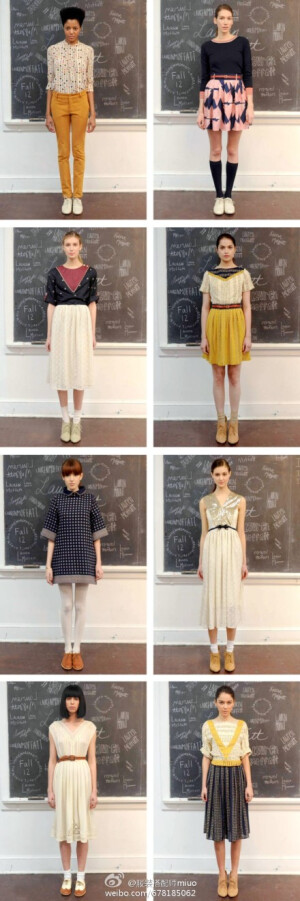 变异的学院风。