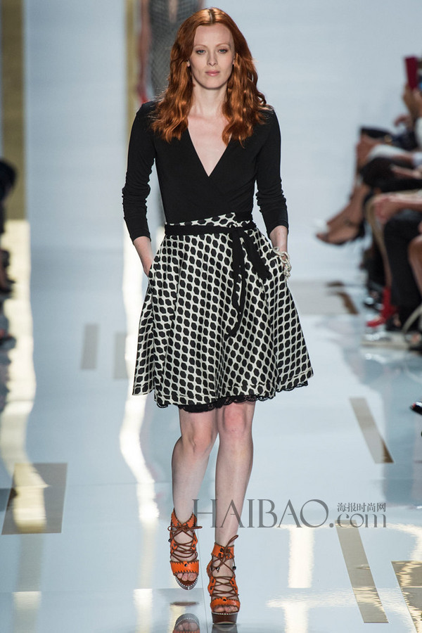 自由奔放的草原之歌！Diane von Furstenberg 2014春夏女装秀