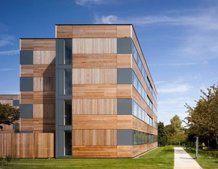 木建筑设计 ，Cranfield University Chilver Hall by Stanton Williams