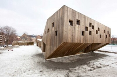 木建筑设计 ，Jardín Infantil Fagerborg by Reiulf Ramstad Architects